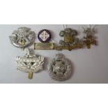 Group Of 6 Military Cap Badges