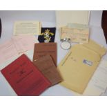 WW2 British Army Pay Books And Memorabilia