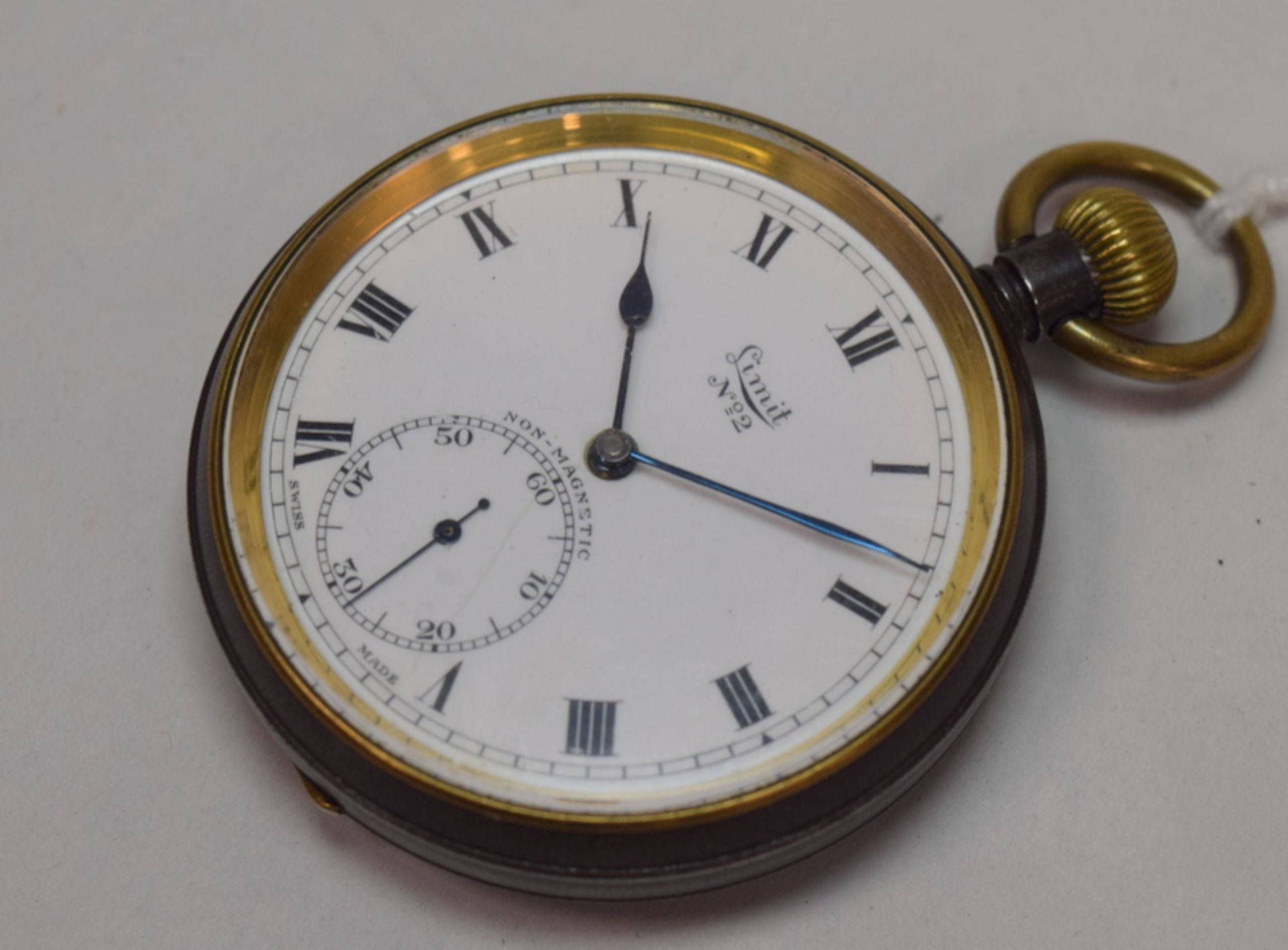 Limit No 2 Gunmetal Pocket Watch