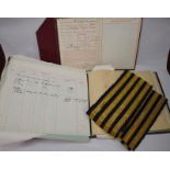 WW2 Era Captain's Stripes And Documents