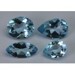 8.70 Ctw Blue Topaz Lot