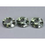 8.80 Ctw Prasiolite/Green Amethyst Lot