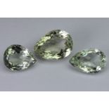 24.15 Ctw Prasiolite/Green Amethyst Lot