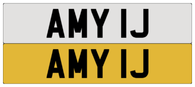 On DVLA retention, ready to transfer AMY 1J .- Please note, VAT applies on the hammer.