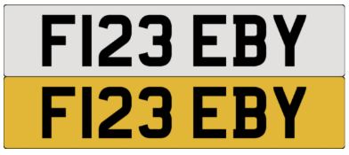 On DVLA retention, ready to transfer F123 EBY