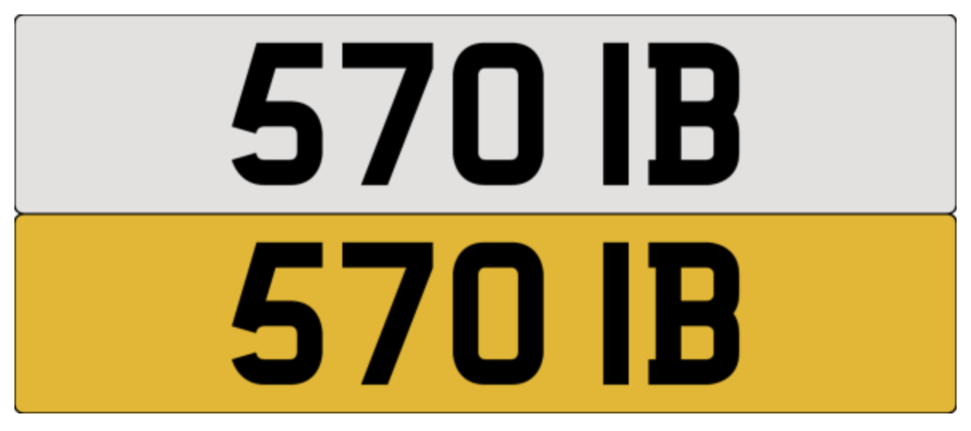 On DVLA retention, ready to transfer 570 IB .- Please note, VAT applies on the hammer.