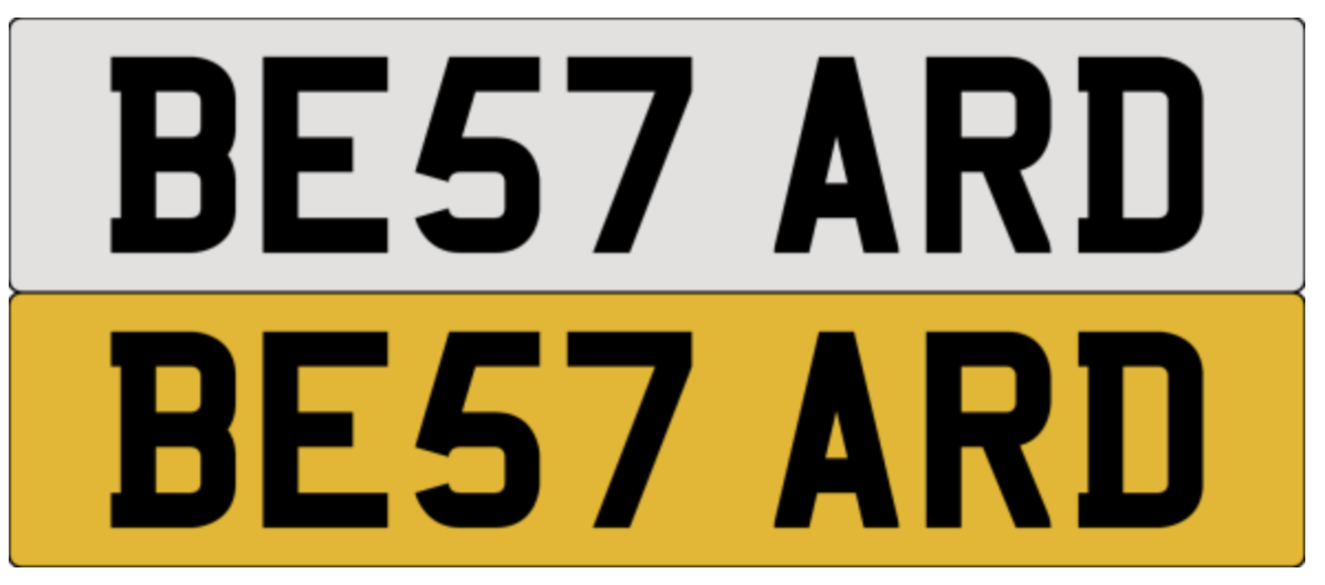 On DVLA retention, ready to transfer BE57 ARD