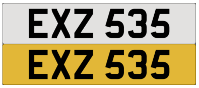 On DVLA retention, ready to transfer EXZ 535 .- Please note, VAT applies on the hammer.