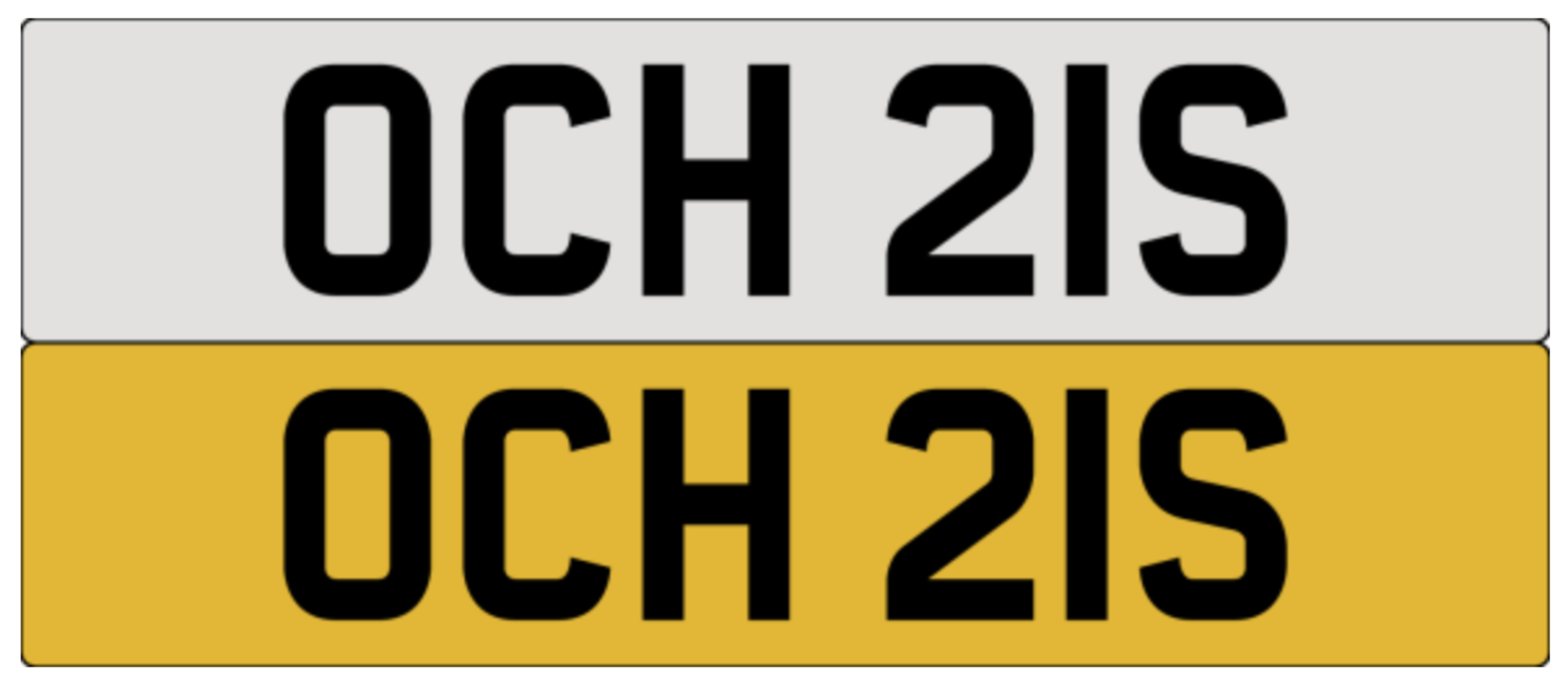 On DVLA retention, ready to transfer OCH 21S