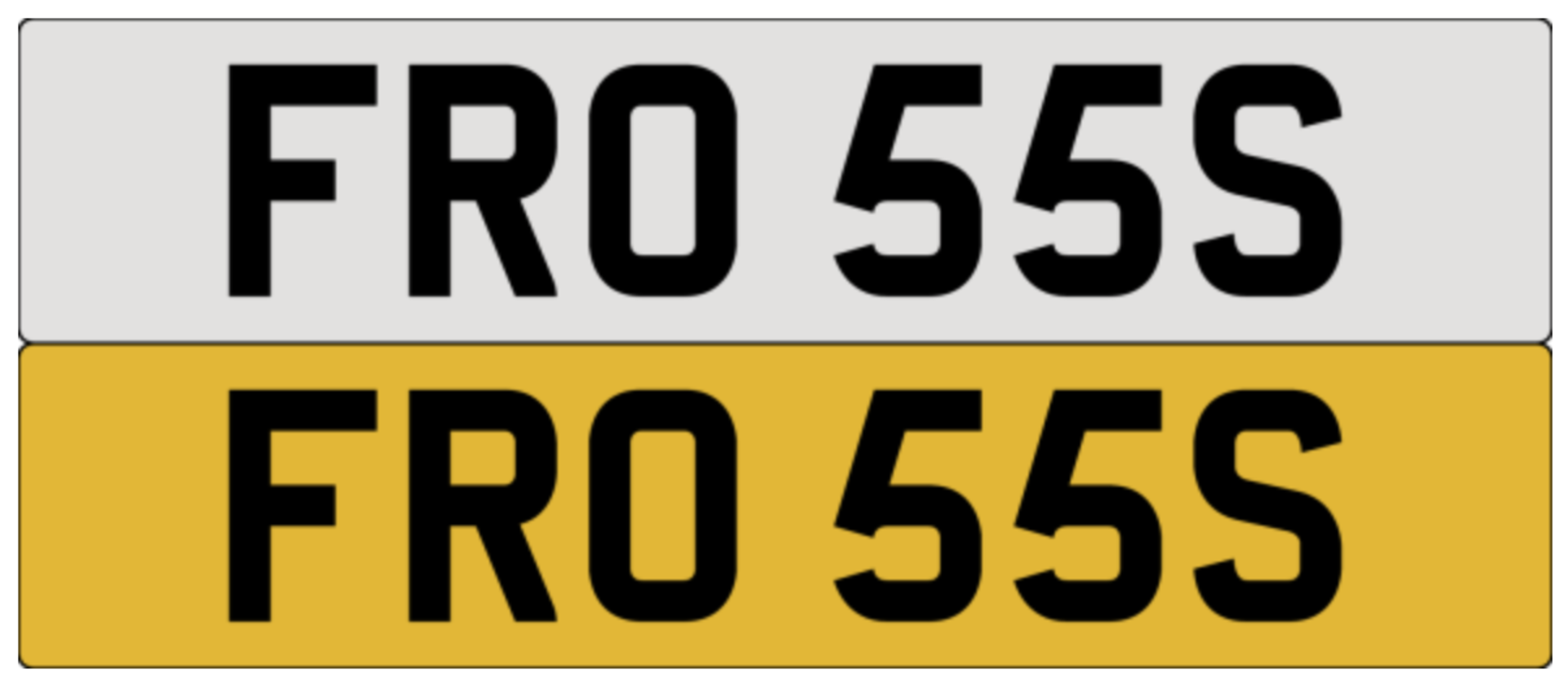 On DVLA retention, ready to transfer FRO 55S