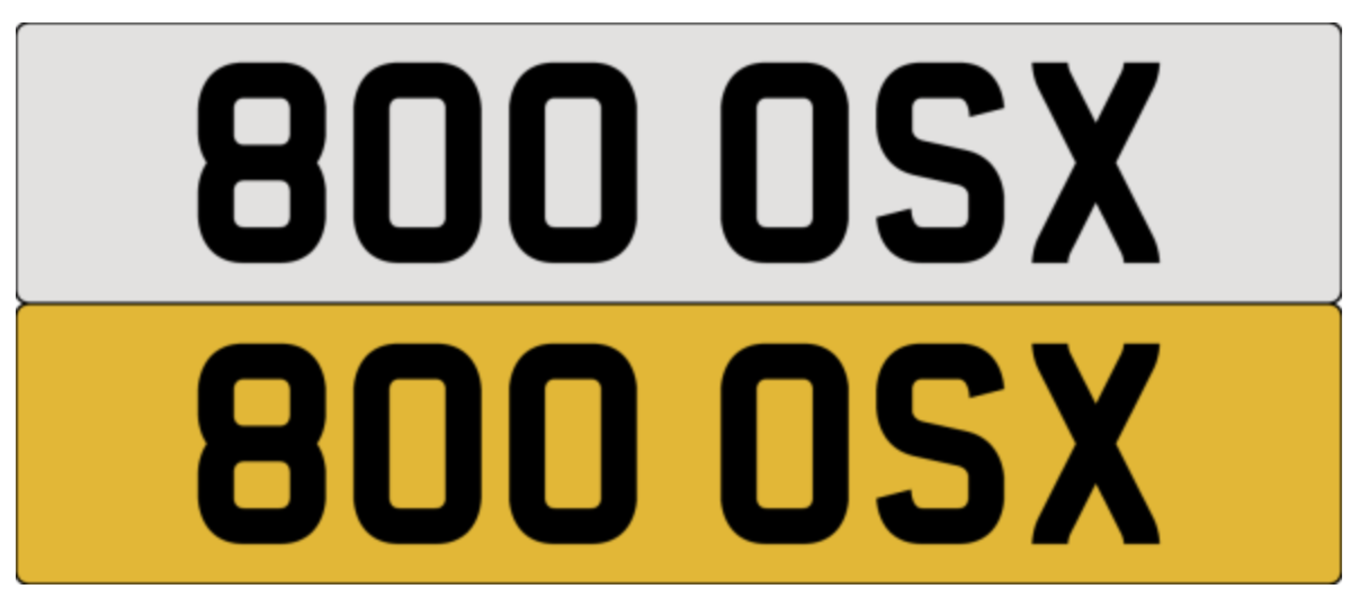 On DVLA retention, ready to transfer 800 OSX