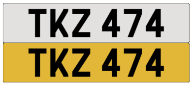 On DVLA retention, ready to transfer TKZ 474 .- Please note, VAT applies on the hammer.