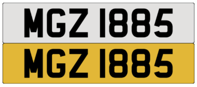 On DVLA retention, ready to transfer MGZ 1885 .- Please note, VAT applies on the hammer.