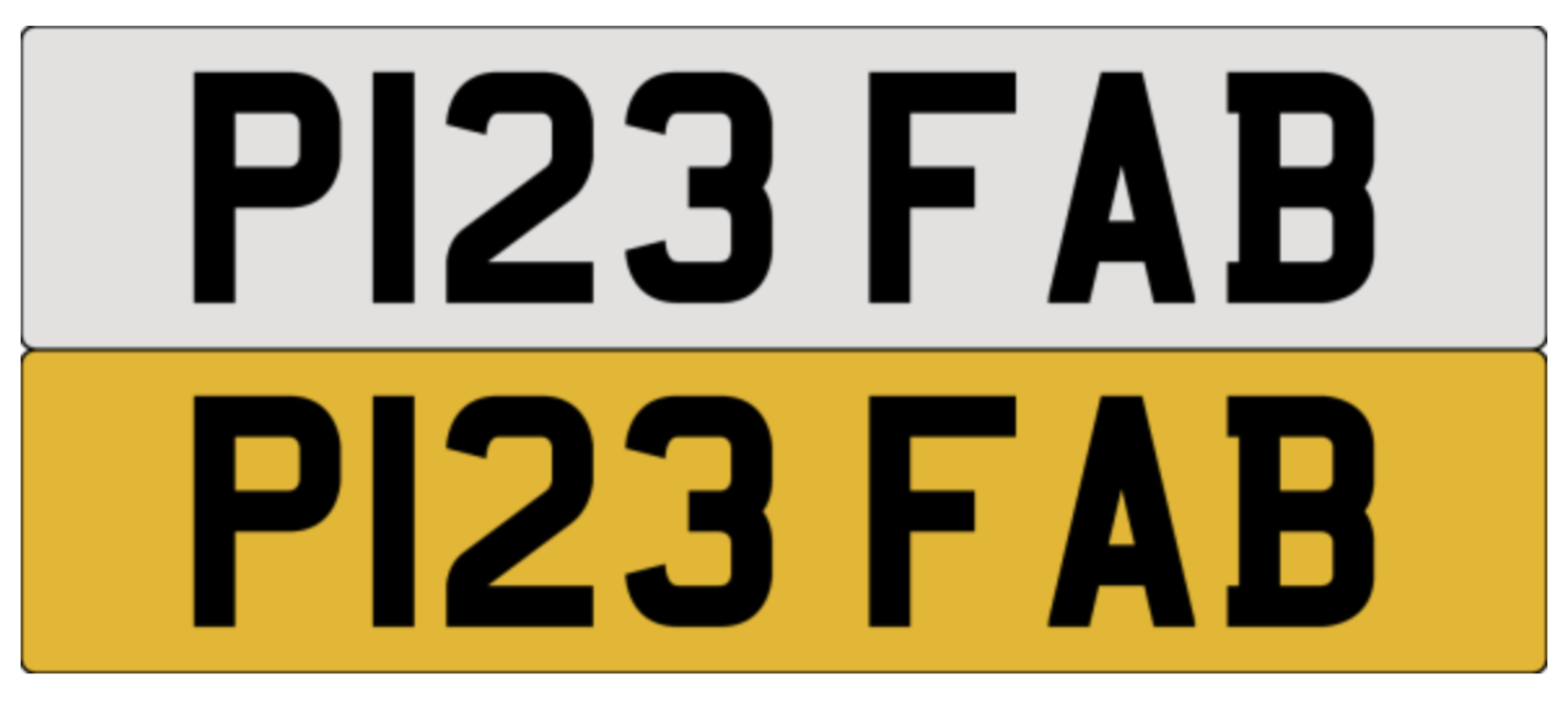 On DVLA retention, ready to transfer P123 FAB