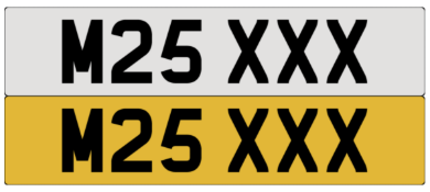 On DVLA retention, ready to transfer M25 XXX