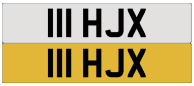 On DVLA retention, ready to transfer 111 HJX