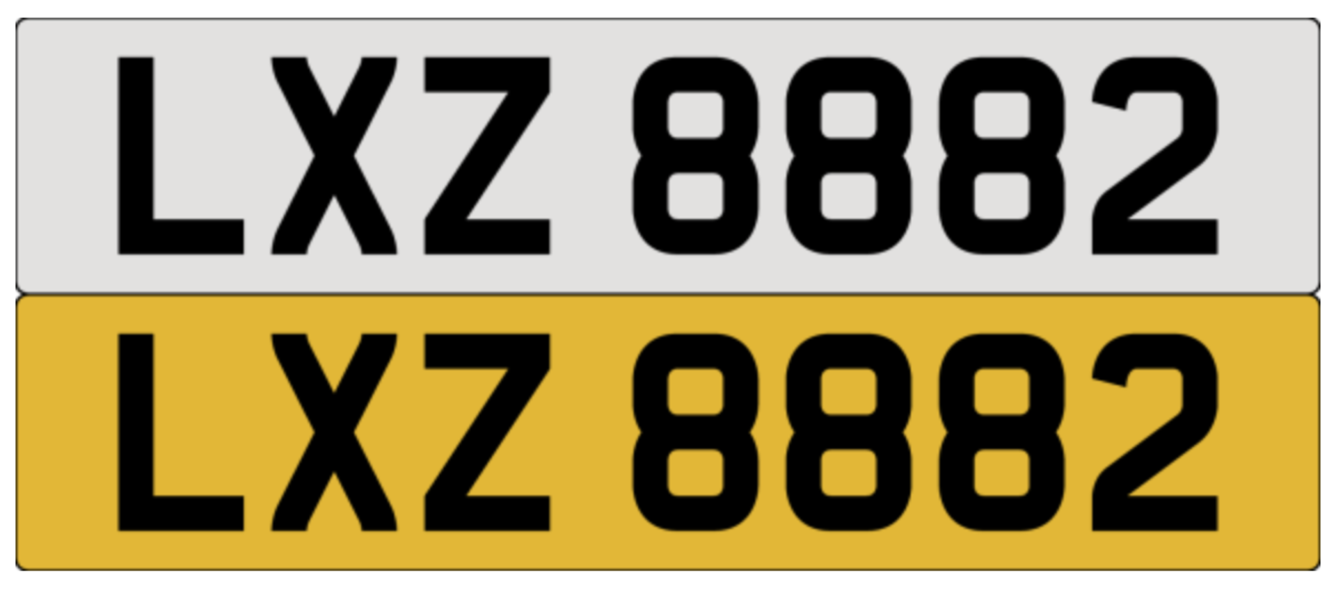 On DVLA retention, ready to transfer LXZ 8882 .- Please note, VAT applies on the hammer.