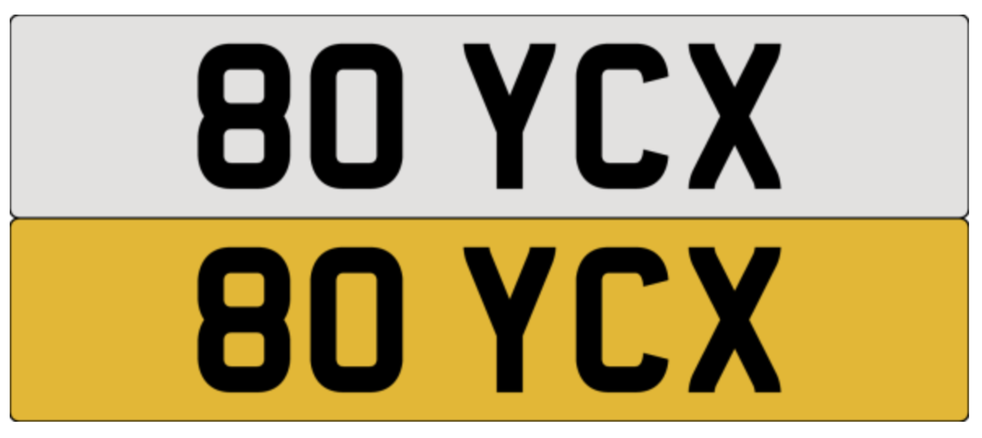 On DVLA retention, ready to transfer 80 YCX