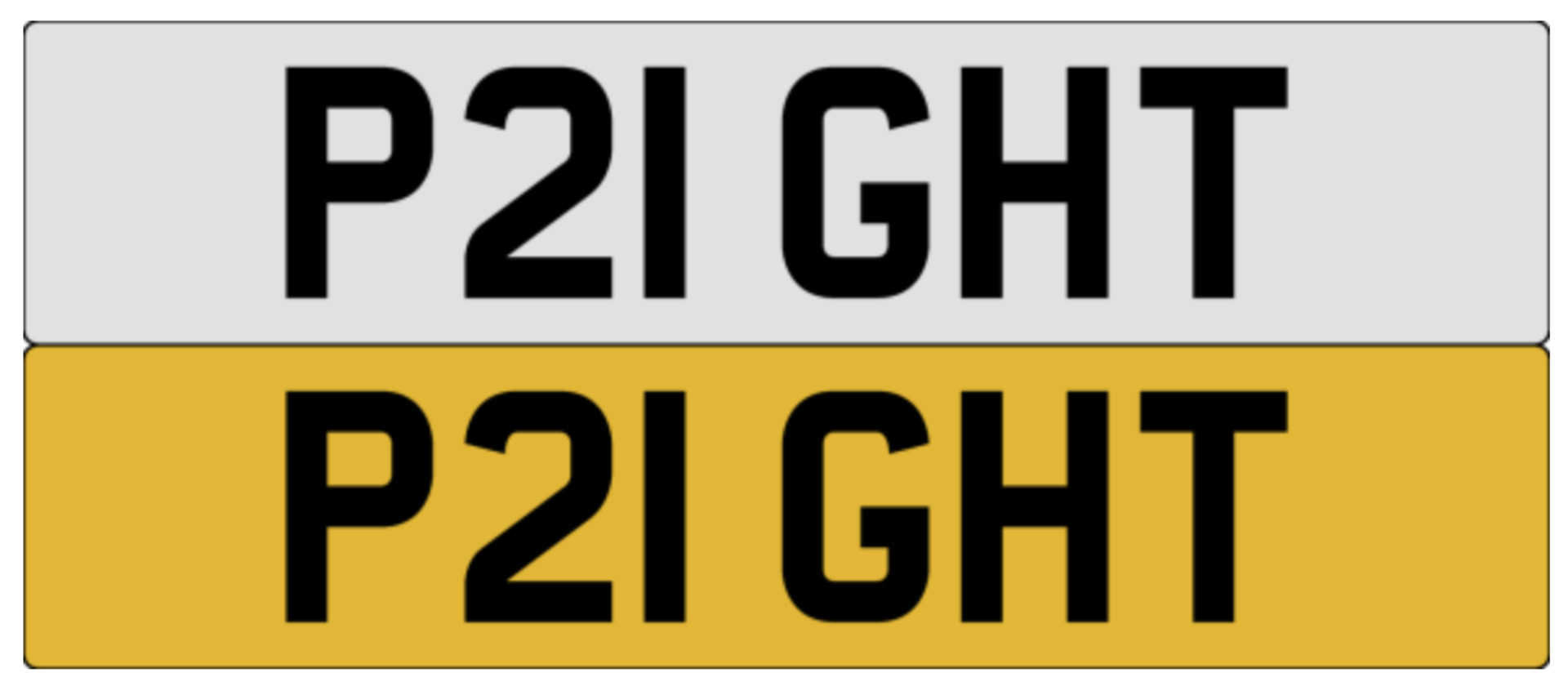 On DVLA retention, ready to transfer P21 GHT