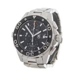 2010 Tag Heuer Aquaracer Chronograph 44mm Stainless Steel - CAJ2110.BA0872