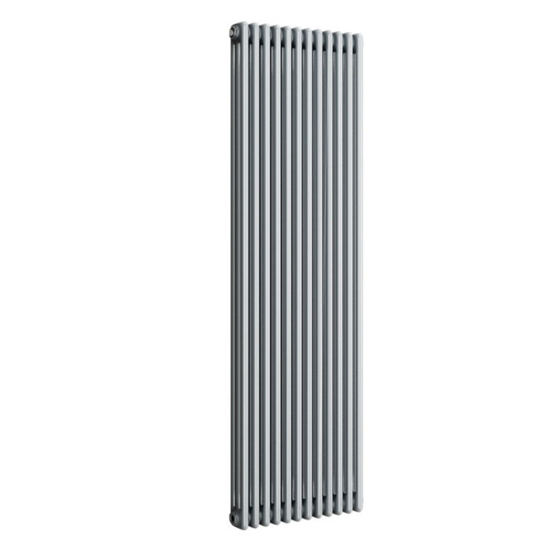 (XM74) 1800x554mm Earl Grey Triple Panel Vertical ColosseumTraditional Radiator. RRP £554.99.Made - Image 4 of 4