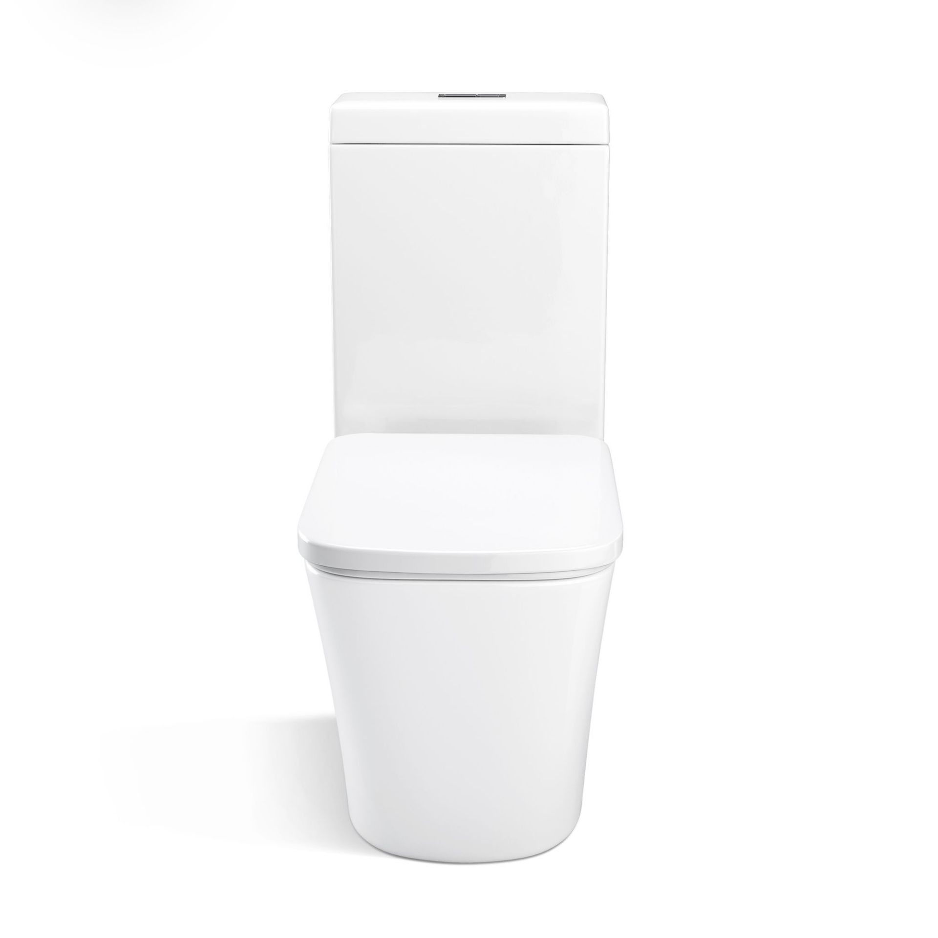 (XM83) Florence Close Coupled Toilet & Cistern inc Soft Close Seat Contemporary design finished in a - Image 2 of 4