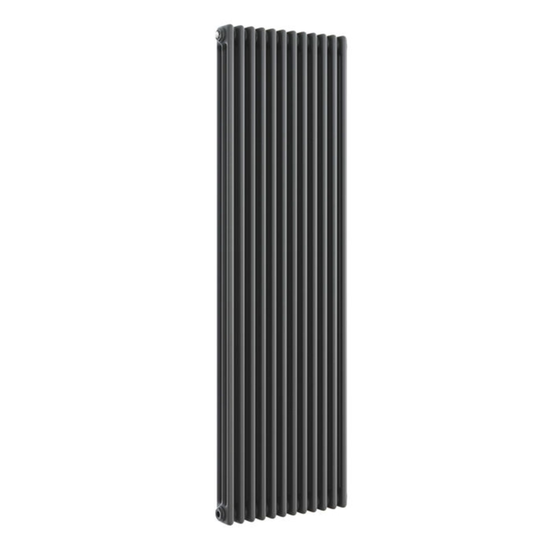 (XM33) 1800x600mm Anthracite Triple Panel Vertical Colosseum Traditional Radiator. RRP £539.99. Made - Image 4 of 4