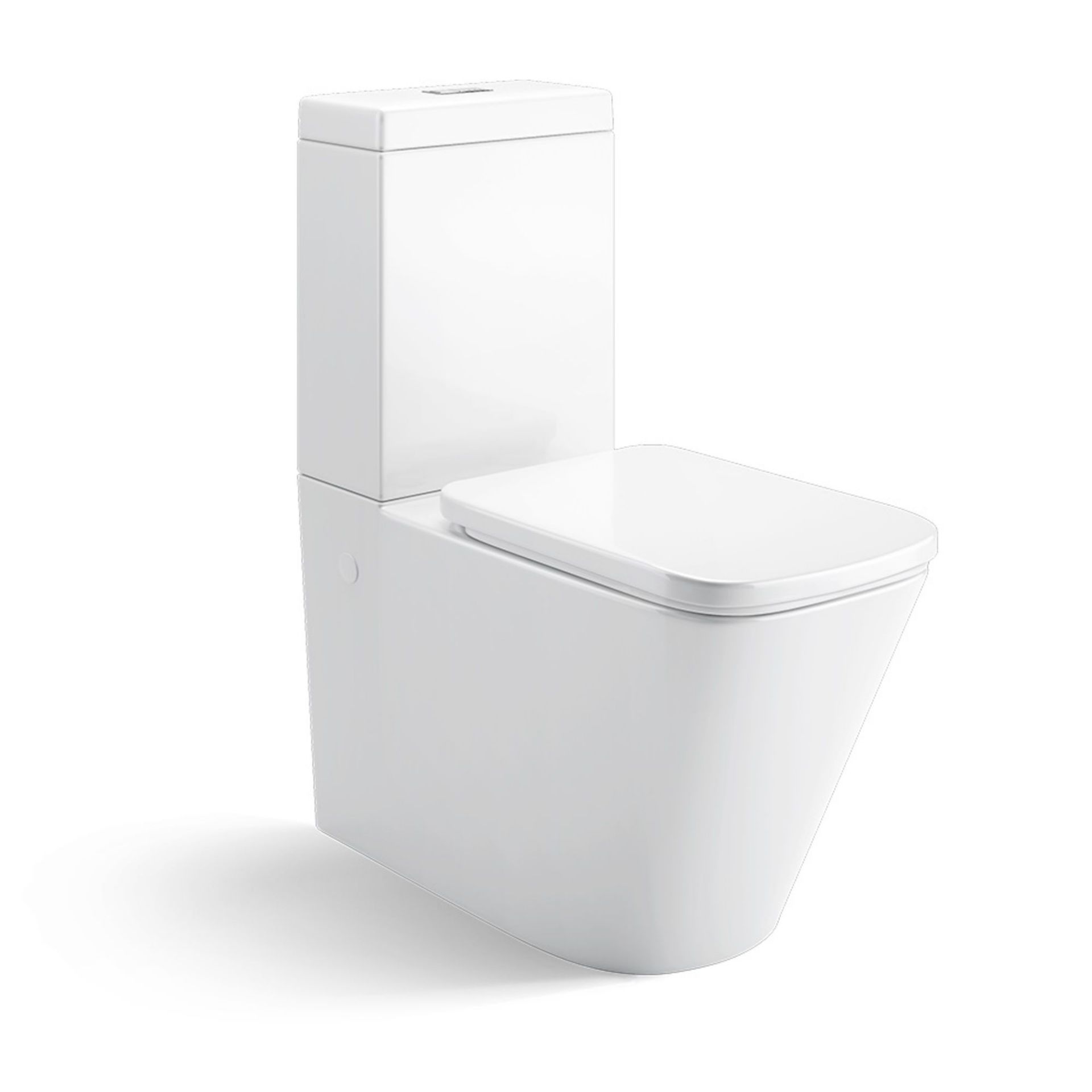(XM83) Florence Close Coupled Toilet & Cistern inc Soft Close Seat Contemporary design finished in a