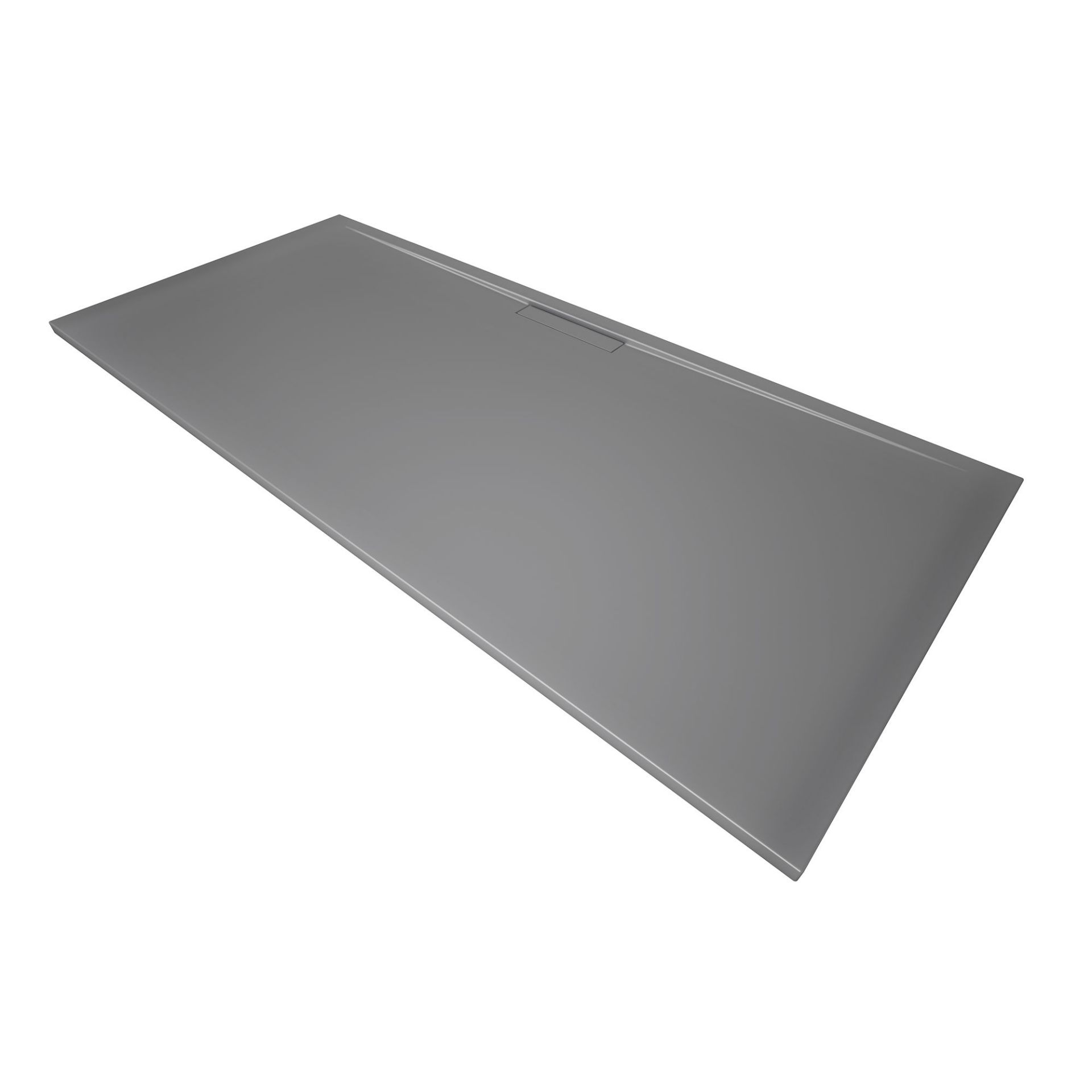 (XM43) 1200x800mm Luxe Ultra Slim Stone Shower Tray & Hidden Waste - Black. RRP £499.99. - Image 2 of 3