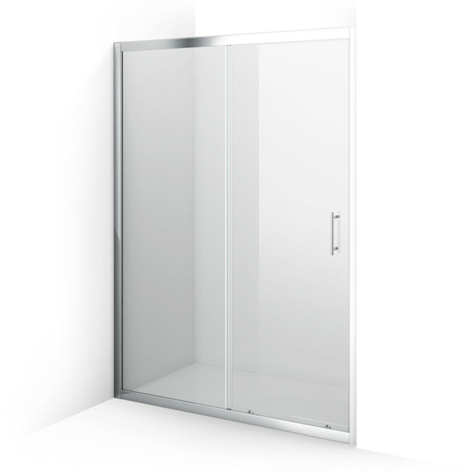 (XM153) 1400mm - 6mm - Elements Sliding Shower Door. RRP £299.99. 6mm Safety Glass Fully - Image 4 of 4