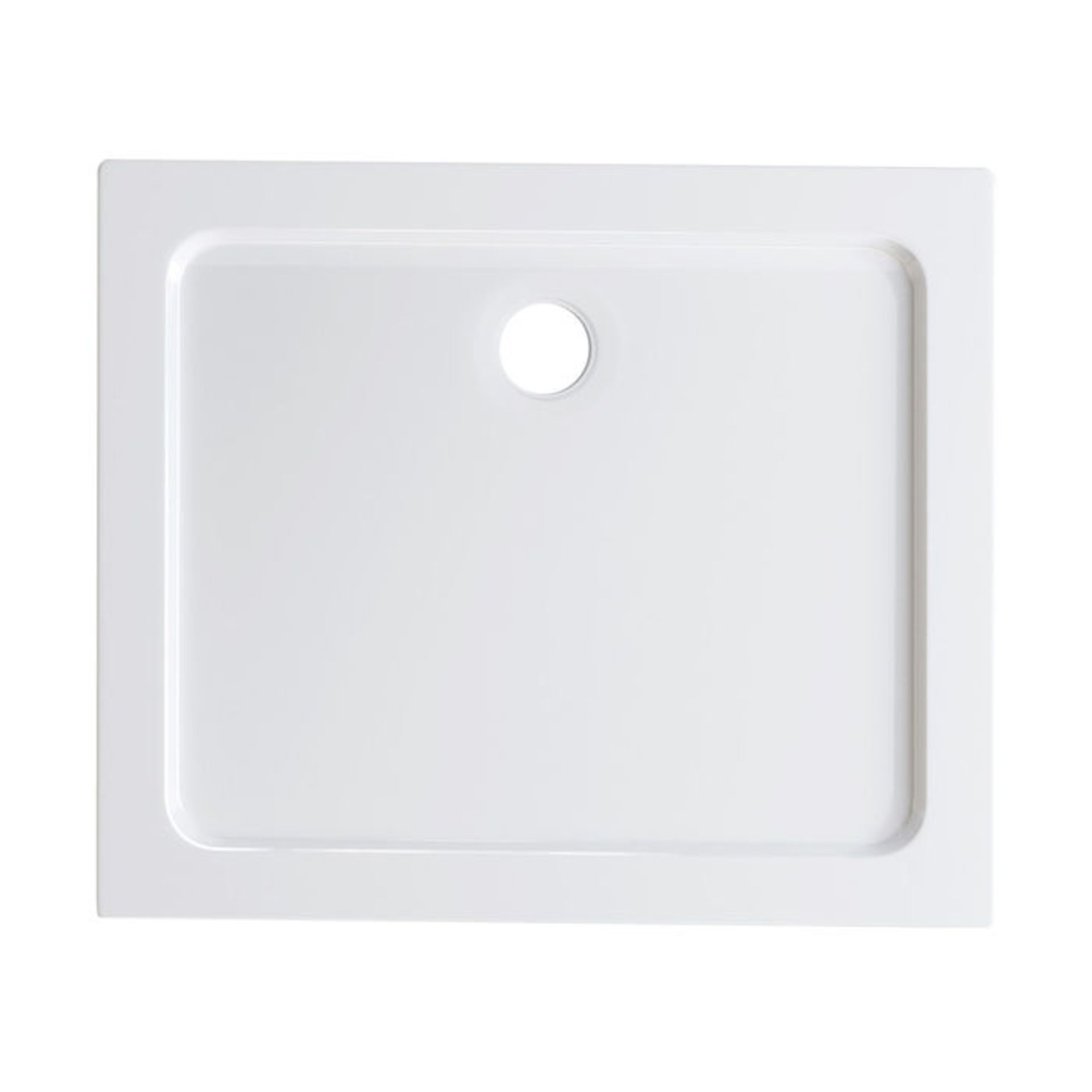 (NY148) 900x760mm Rectangular Ultra Slim Stone Shower Tray. Low profile ultra slim design Gel coated