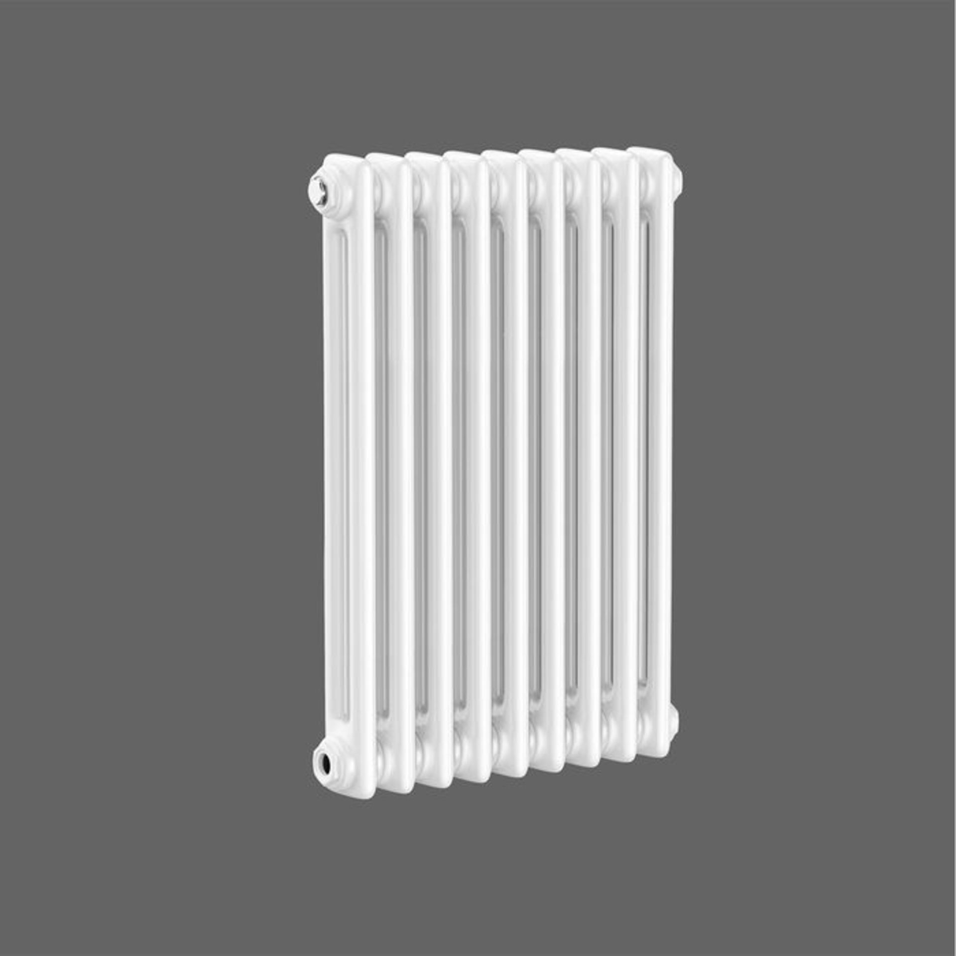 (XM5) 600x420mm White Double Panel Horizontal Colosseum Traditional Radiator. RRP £229.99. Made from - Image 5 of 5