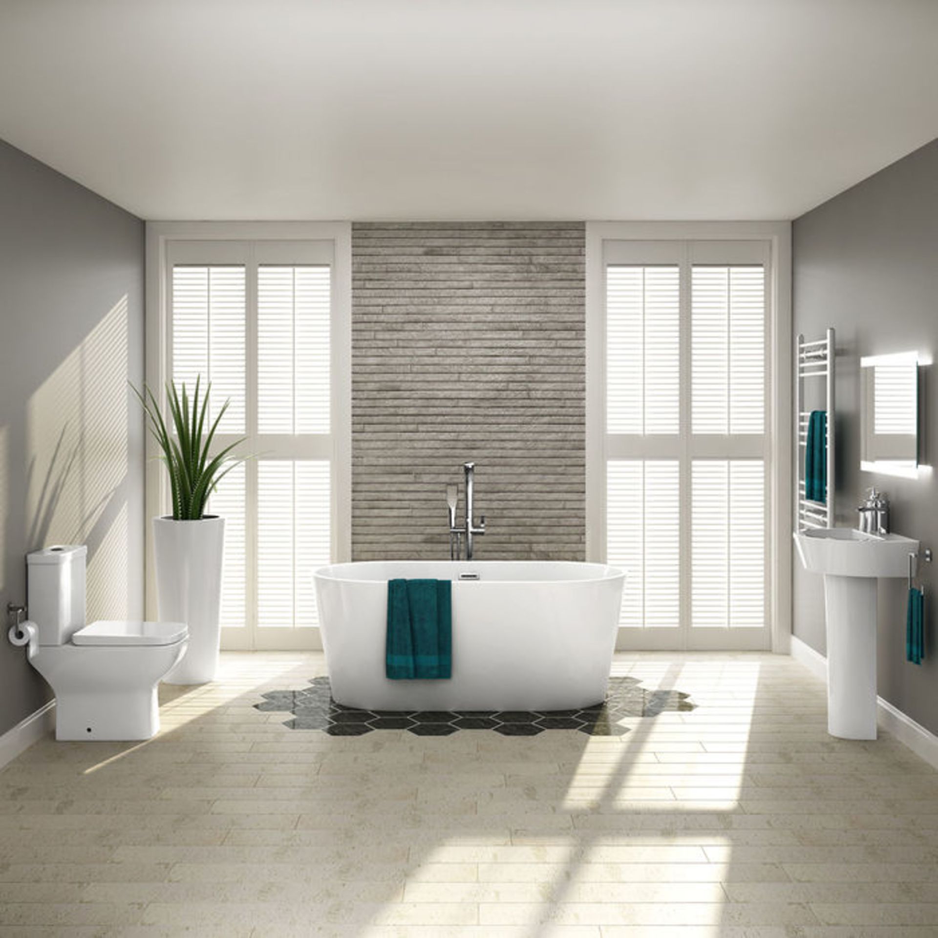 (VN4) 1500x750mm Ava Slimline Freestanding Bath. Expertly crafted, Ava is finished in high gloss and - Image 6 of 6