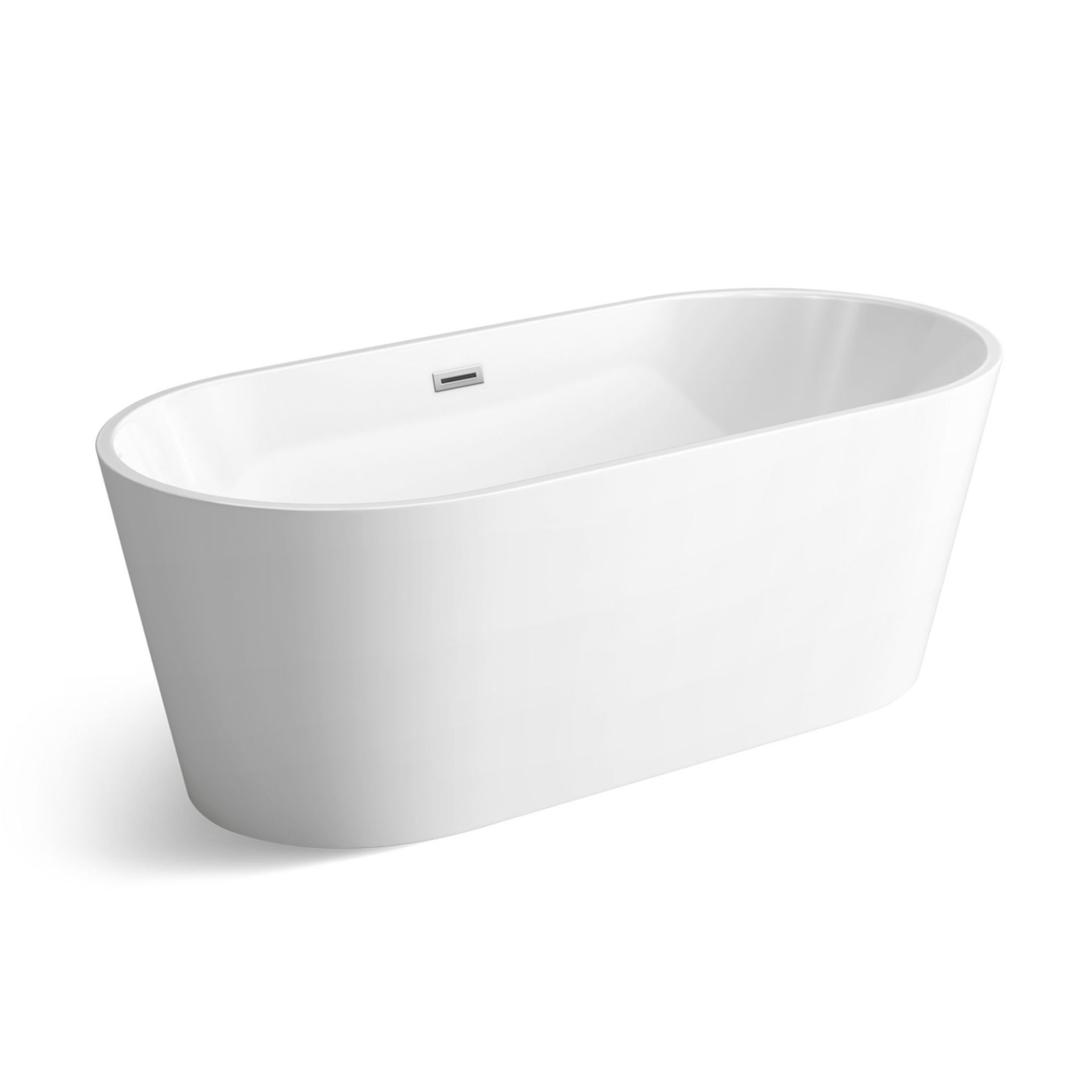 (DK2) 1700x800mm Ava Slimline Freestanding Bath. Manufactured from High Quality - Image 5 of 6