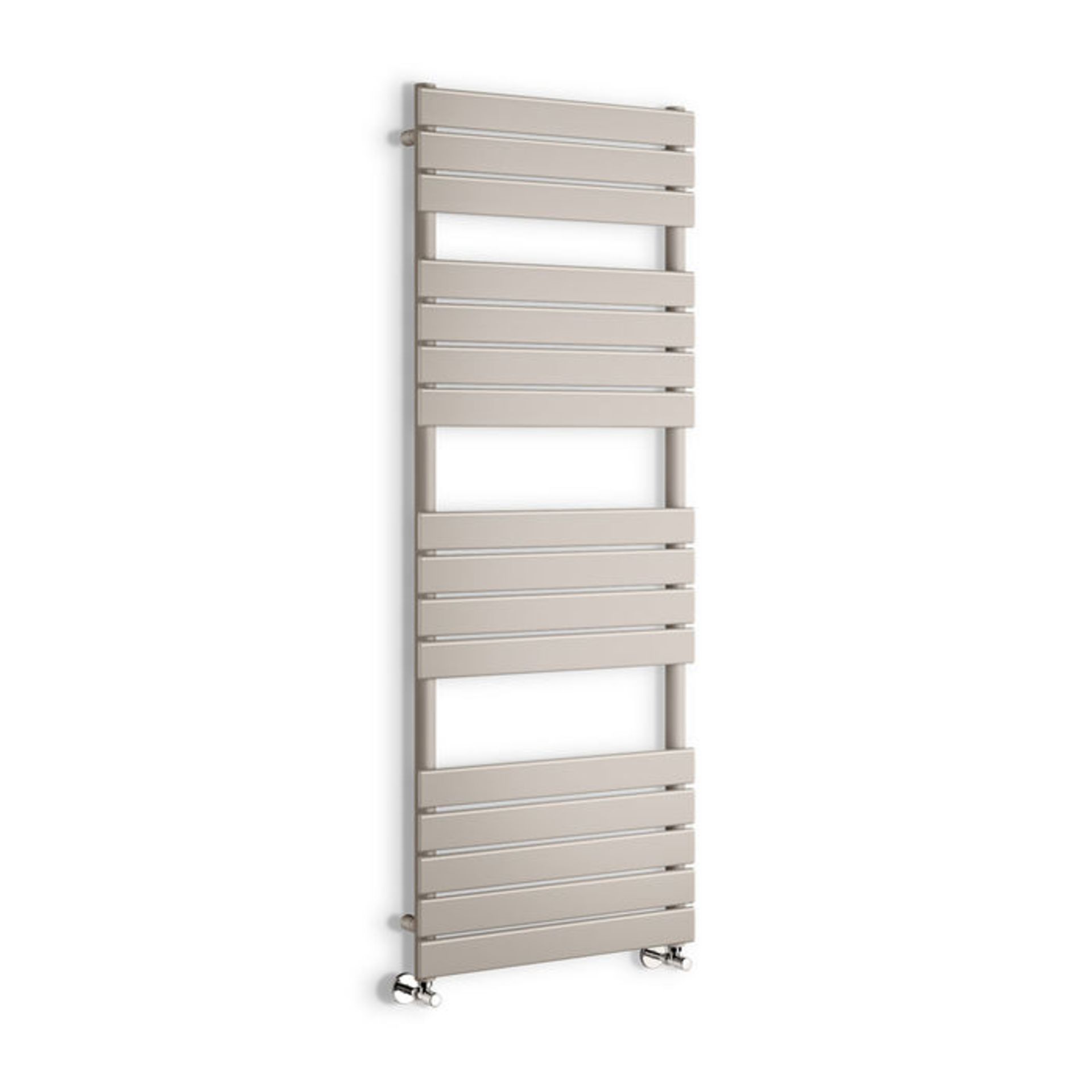 (W220) 1600x600mm Latte Flat Panel Ladder Towel Radiator. Made from high quality low carbon steel - Image 3 of 3