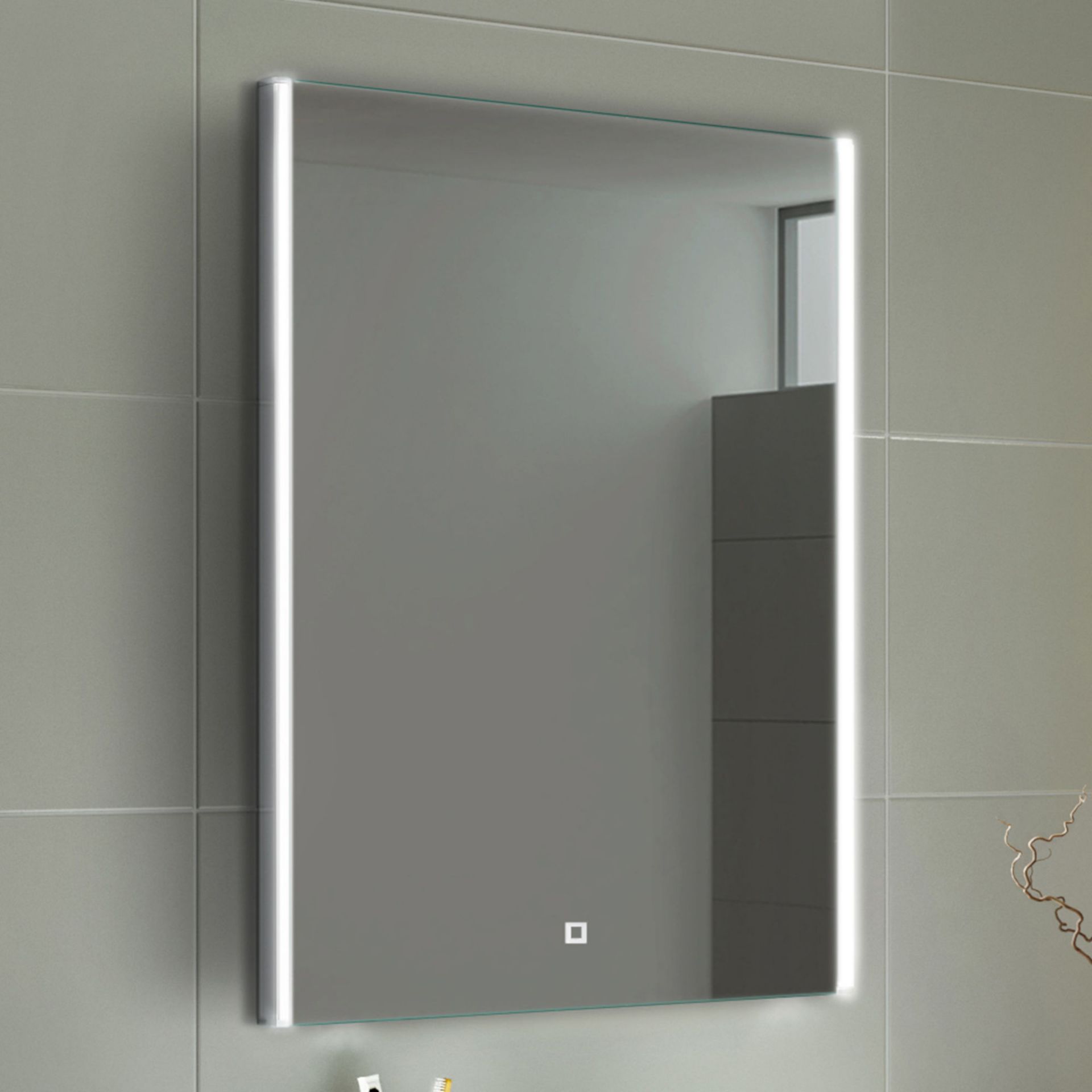 (DK21) 500x700mm Denver Illuminated LED Mirror - Switch Control. RRP £349.99. Energy efficient LED