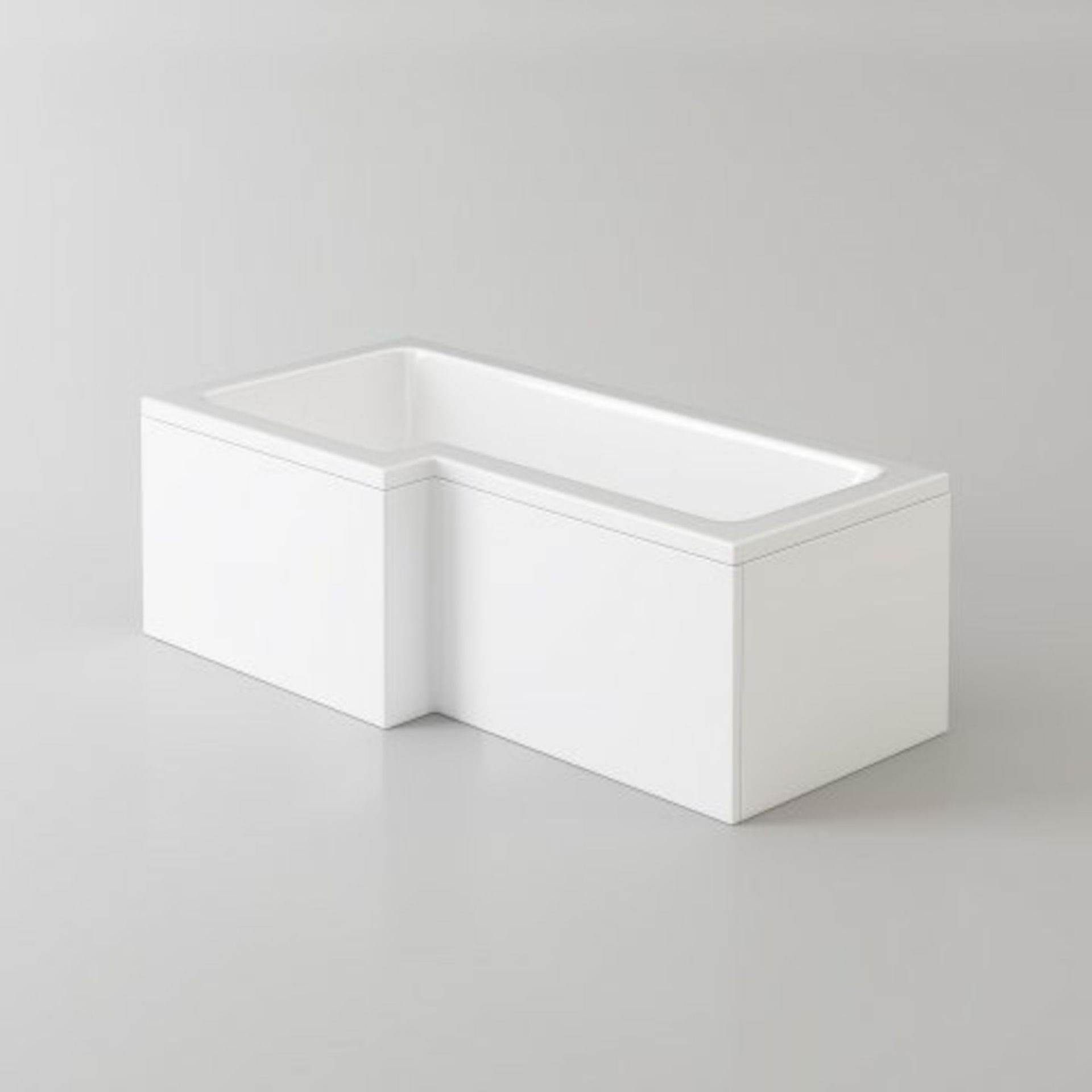 (DK81) 1700x850mm Left Hand L-Shaped Bath. RRP £349.99. Constructed from high quality acrylic - Image 6 of 6