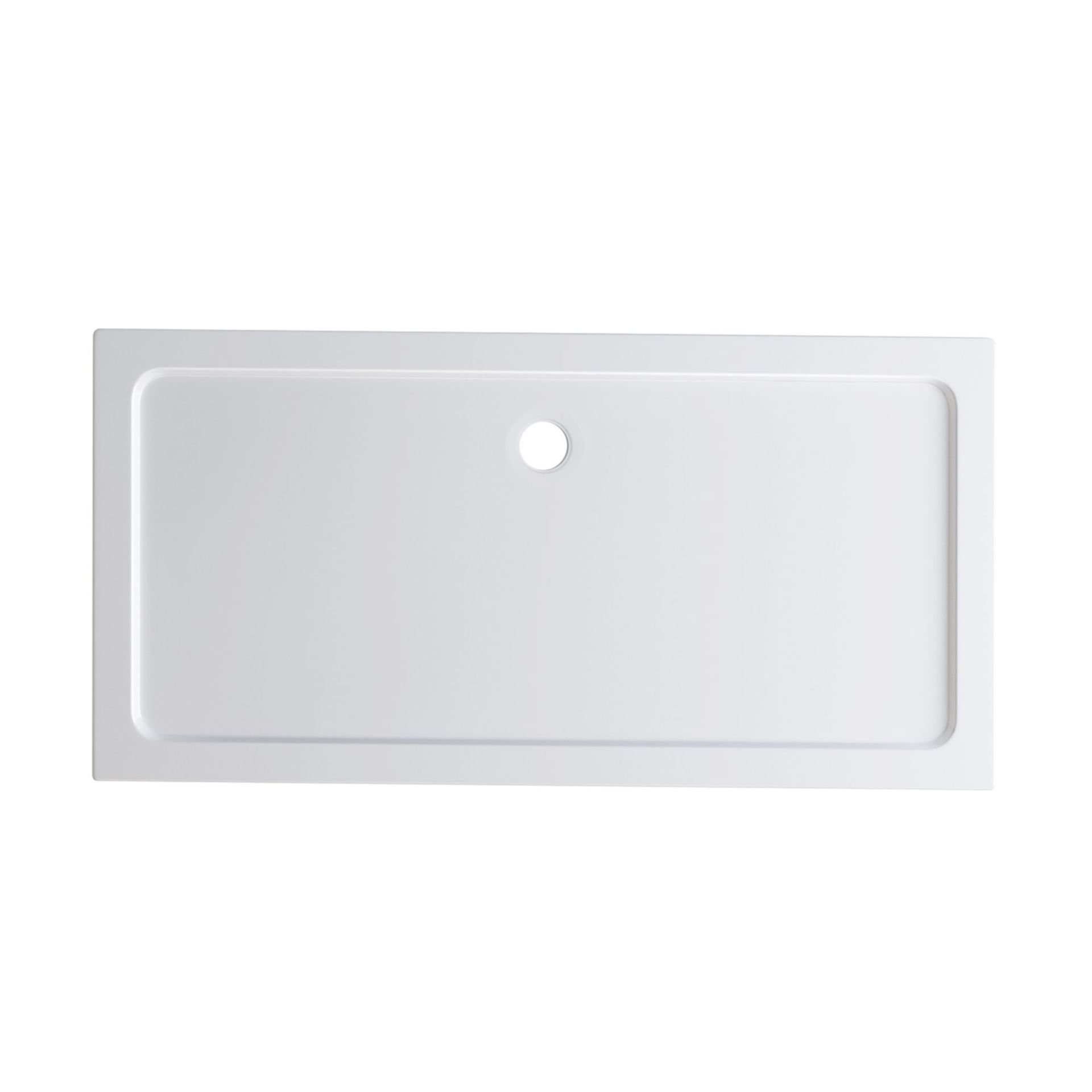 (VN178) 1700x800mm Rectangular Ultra Slim Stone Shower Tray. Low profile ultra slim design Gel