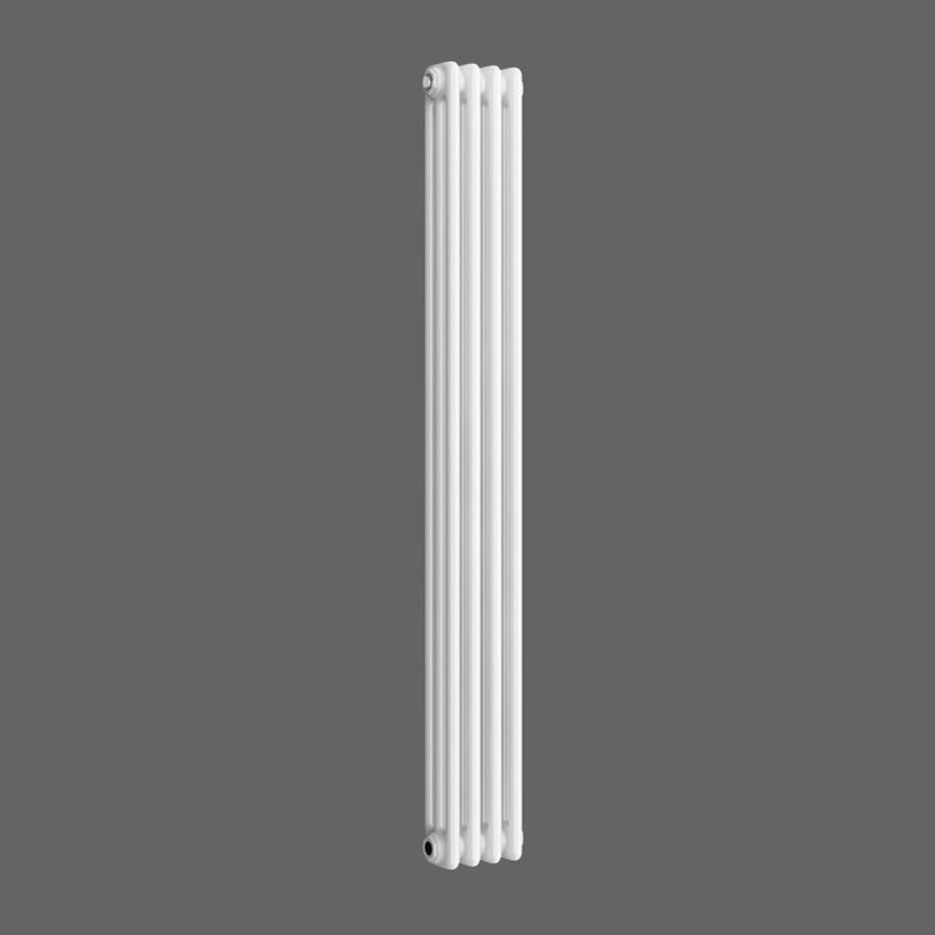 (NY170) 1500x200mm White Triple Panel Vertical Colosseum Traditional Radiator. RRP £331.99. Made - Image 3 of 3
