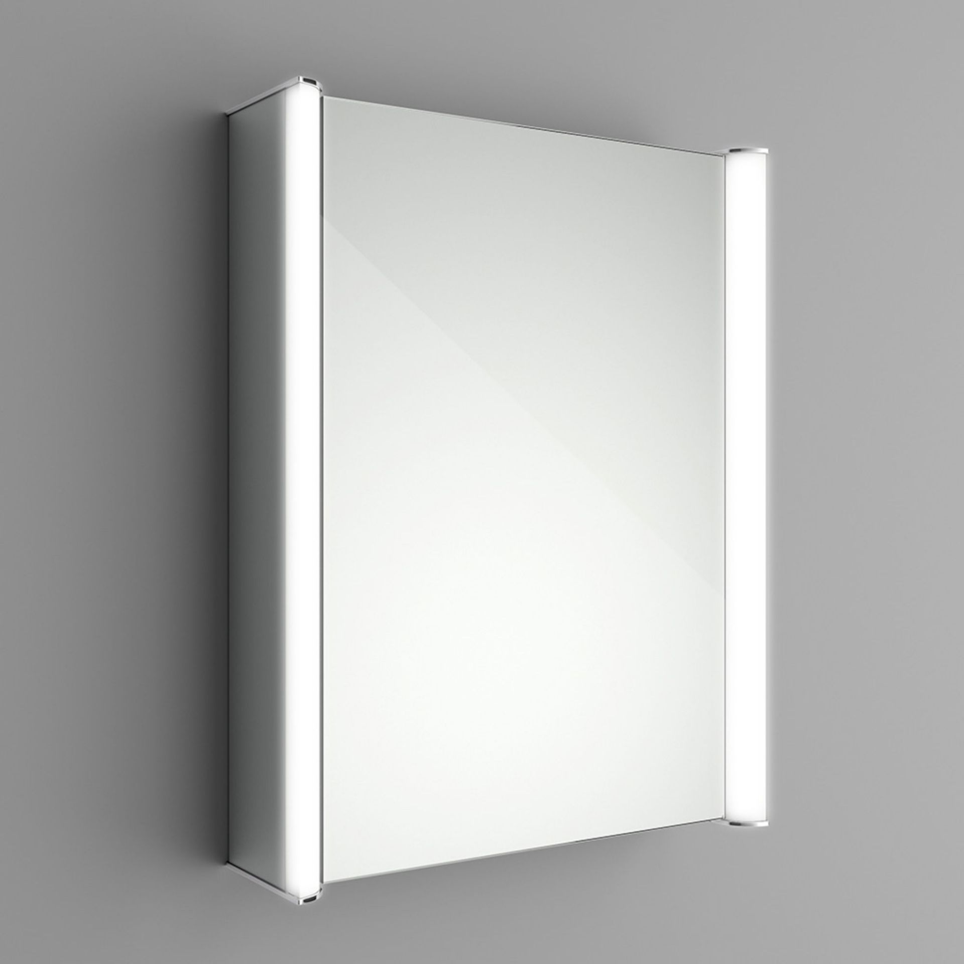 (DK41) 450x600mm Bloom Illuminated LED Mirror Cabinet - Shaver Socket. RRP £474.99. Double Sided - Image 4 of 4