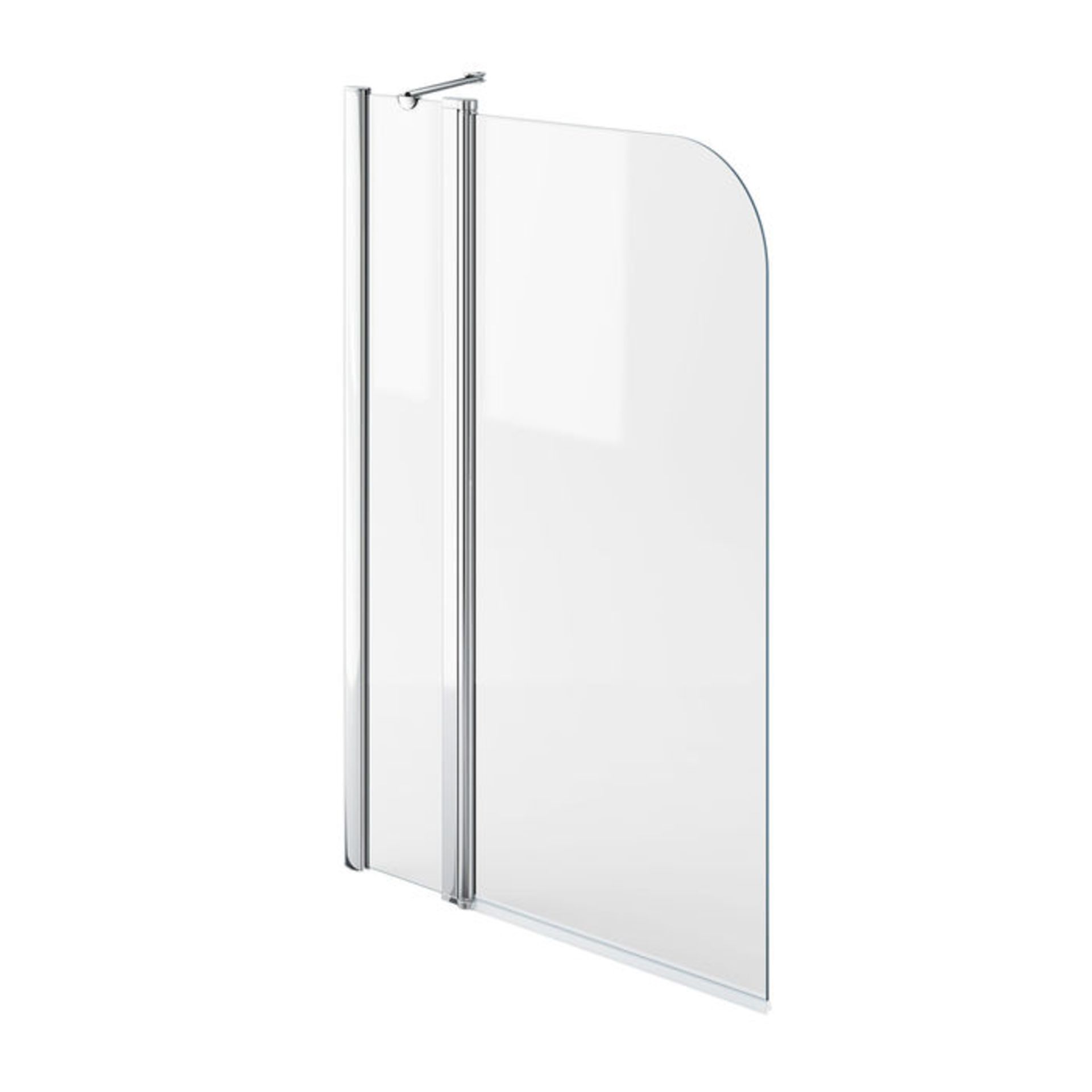 (DK44) 1000mm - 6mm - EasyClean Straight Bath Screen. RRP £224.99. 6mm Tempered Safety Glass - Image 4 of 4