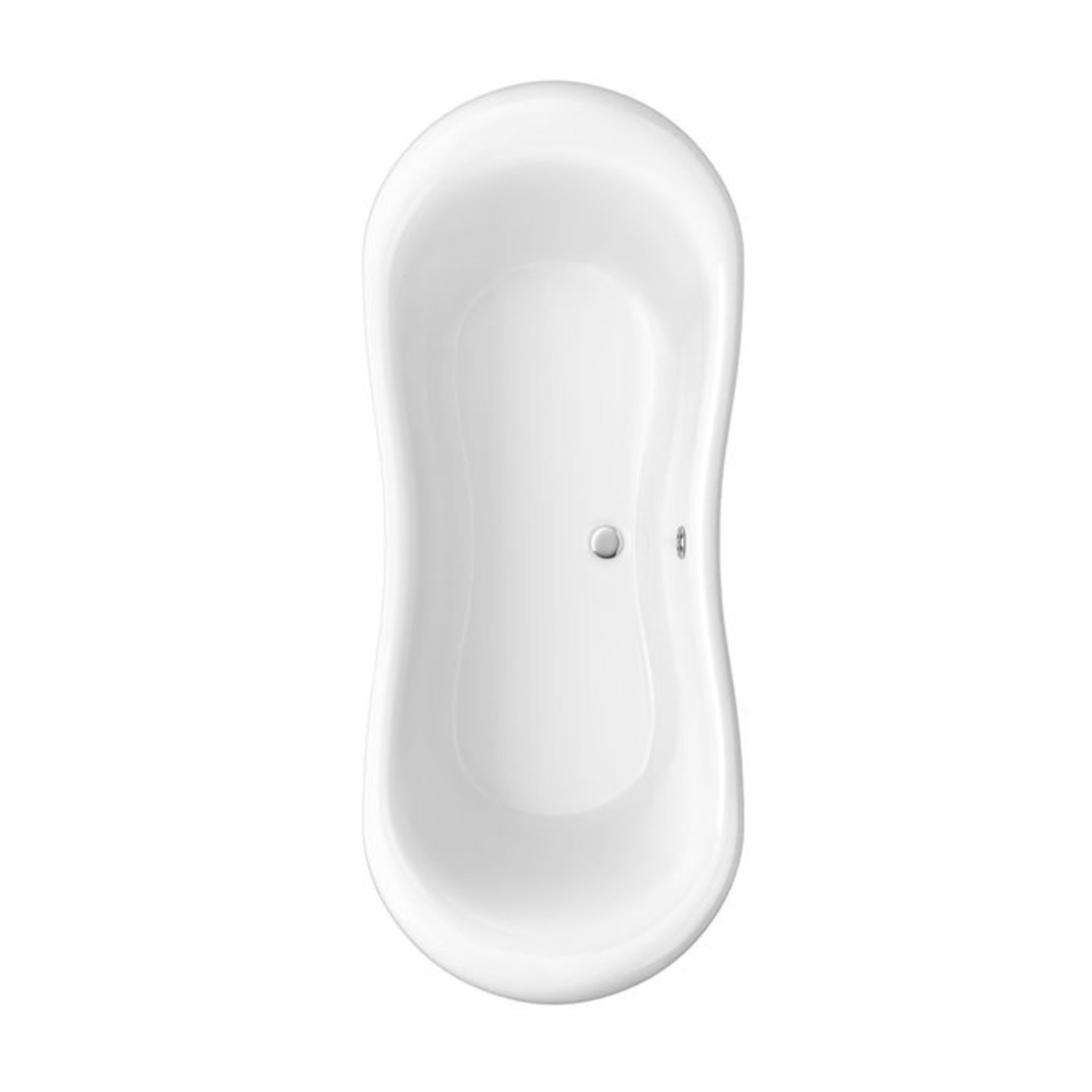 (SP26) 1600mm Cambridge Traditional Roll Top Double Slipper Bath. RRP £699.99. Created from a high - Image 4 of 4