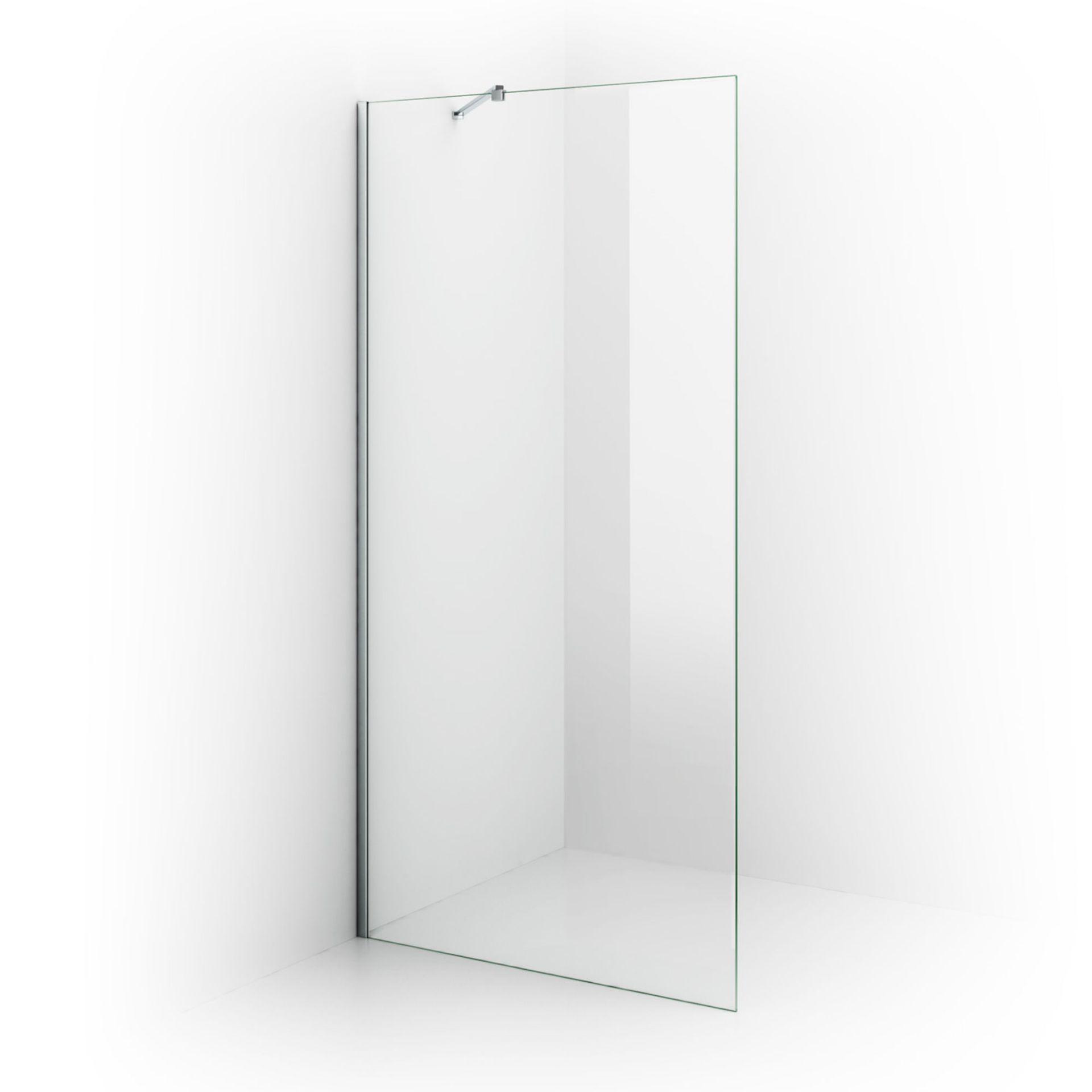 (VN230) 1400mm - 8mm - Premium EasyClean Wetroom Panel. RRP £569.99. 8mm EasyClean glass - Our glass - Image 4 of 5