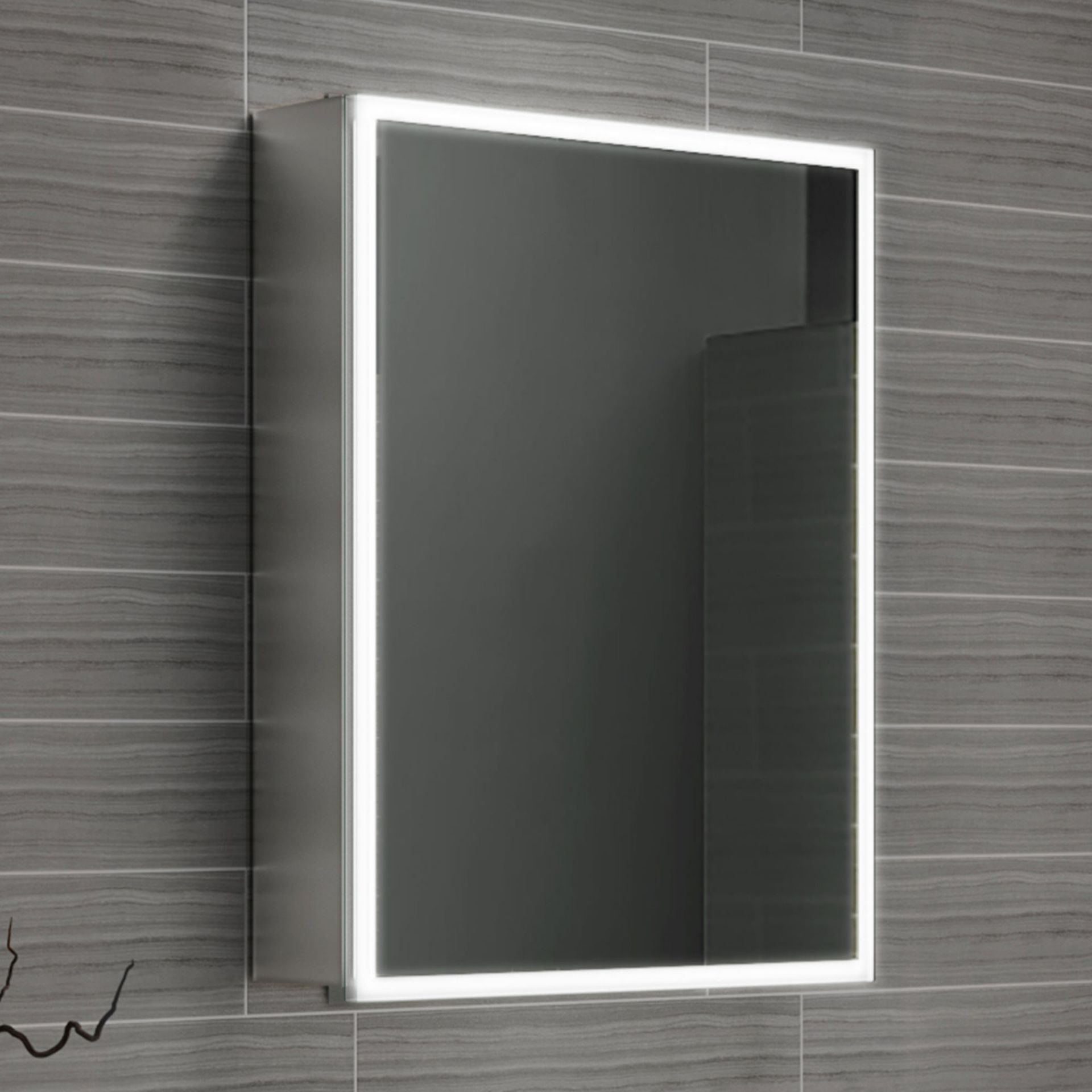 (SP58) 450x600 Cosmic Illuminated LED Mirror Cabinet. RRP £574.99. We love this mirror cabinet as it