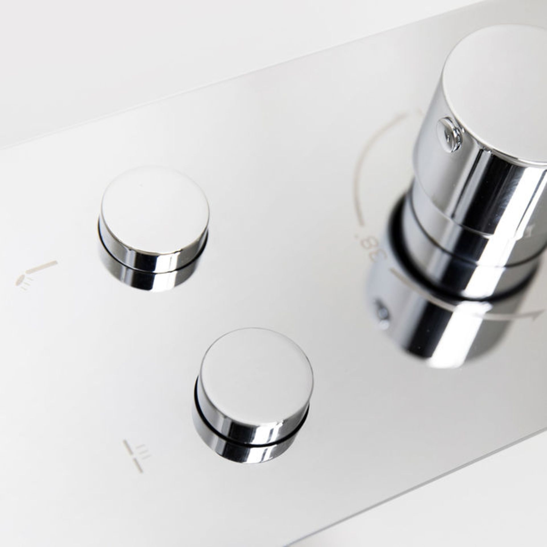 (SP90) Two Way Push Button Valve. . Innovative two way push button shower valve Chrome Plated - Image 2 of 2