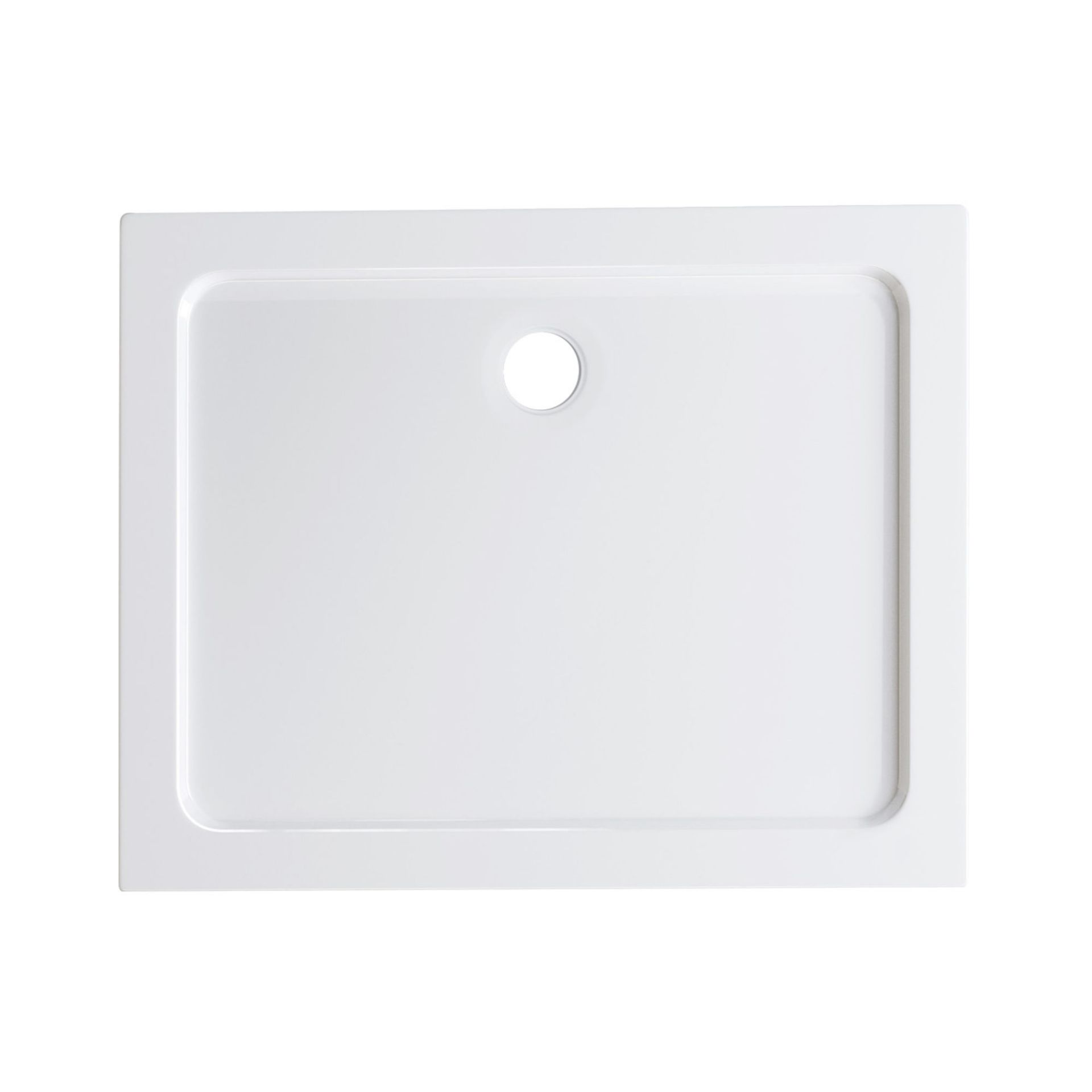 (SP35) 1000x800mm Rectangular Ultra Slim Stone Shower Tray. RRP £249.99. Low profile ultra slim