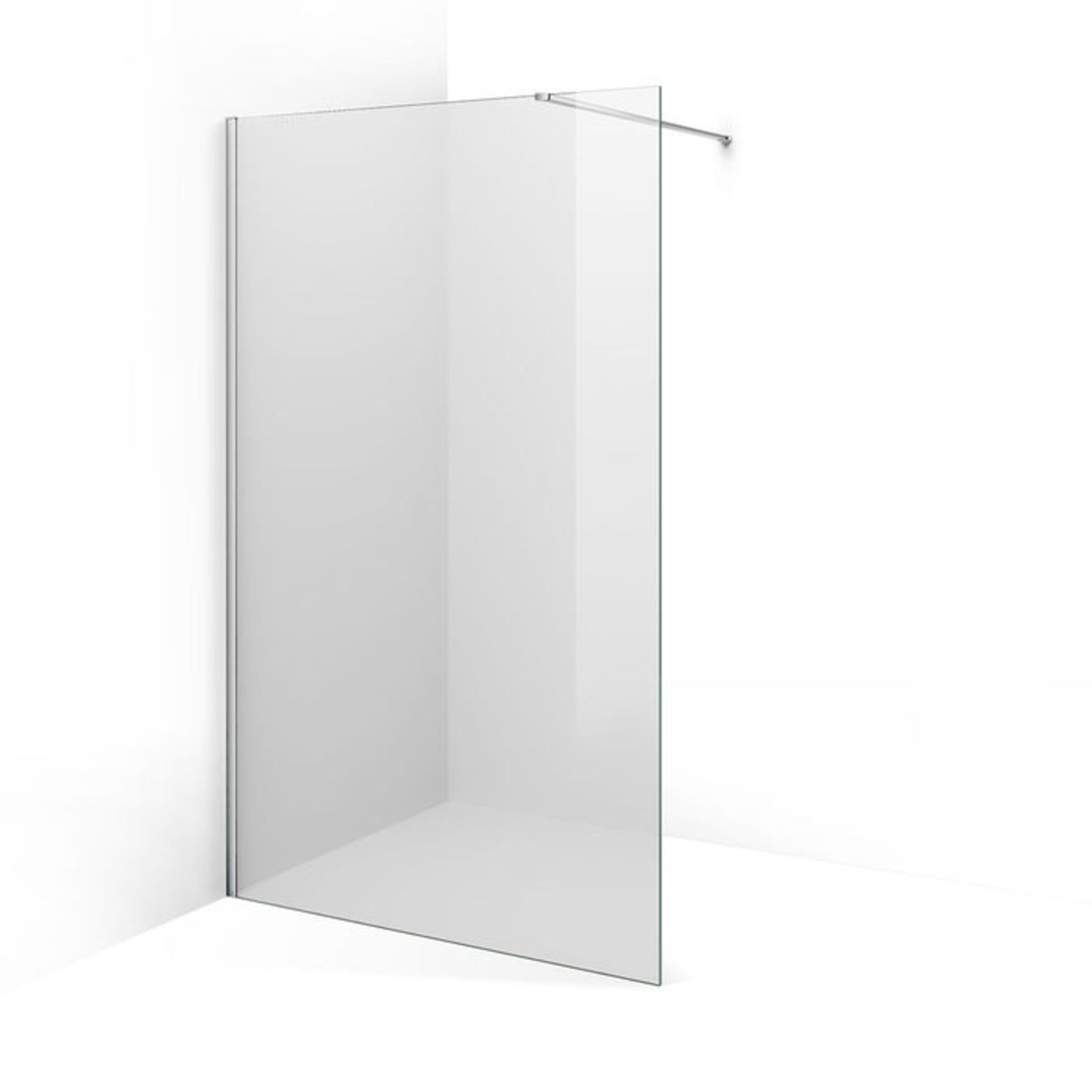 (SP86) 1200mm - 10mm - Premium Frameless EasyClean Wetroom Panel. RRP £599.99. 10mm British Standard - Image 4 of 4