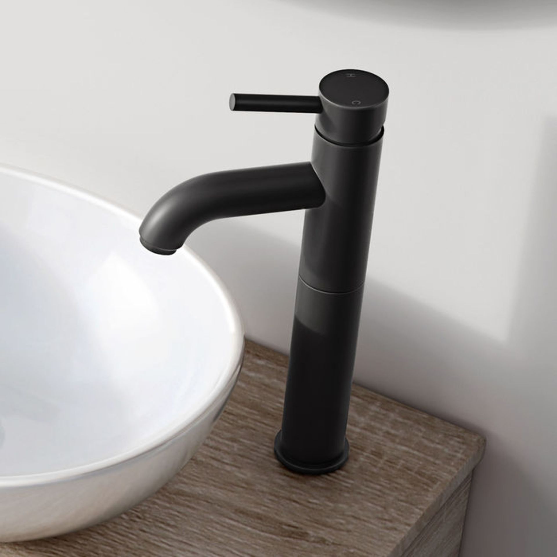 (SP18) Iker Countertop Basin Tap. RRP £184.99. Luxurious matte black finish Inspired by industrial - Image 3 of 4