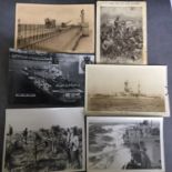 small collection of antique vintage Military photographs WWI WWII Royal Navy etc