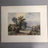 Vintage or Antique Watercolour - H or A Kendall - Newton Regis Warwickshire